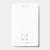 HELLO ID Identification Travelビジネスバッジパス バッジ (裏面)