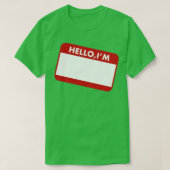 HELLO IM Tシャツ (デザイン正面)