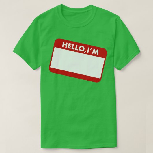 HELLO IM Tシャツ (デザイン正面)