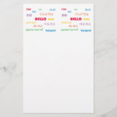 Hello in Many Languages文房具 便箋 (正面)