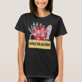Hello Instruction Assistan Apple先生 Tシャツ (正面)