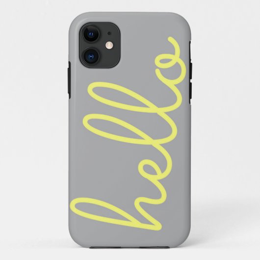 Hello iPhoneケース Case-Mate iPhoneケース (裏面)