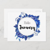 Hello January ポストカード (正面/裏面)