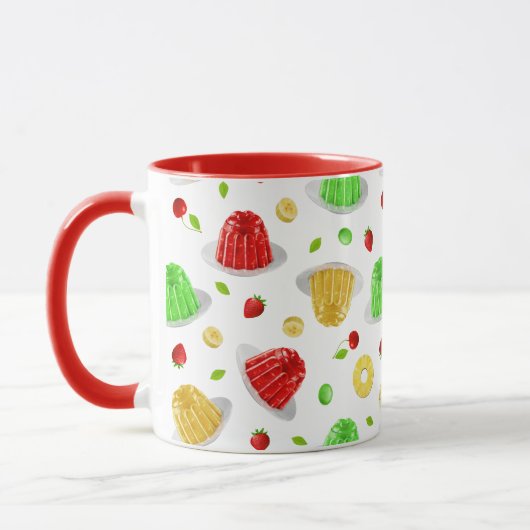 Hello Jello Mug – オン白 マグカップ (左)