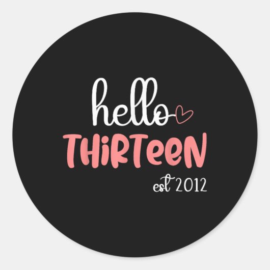 Hello Jizen Est 2012誕生日ガール ラウンドシール (正面)
