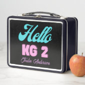 Hello KG2、新学期 メタルランチボックス (インサイチュ)