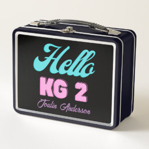Hello KG2、新学期 メタルランチボックス