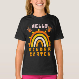 HELLO KINDERGARTEN - ひんやりレインボー Tシャツ