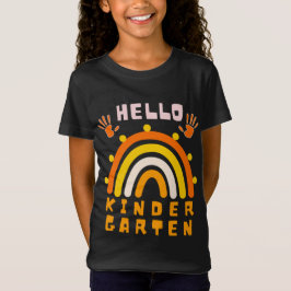 HELLO KINDERGARTEN - ひんやりレインボー Tシャツ
