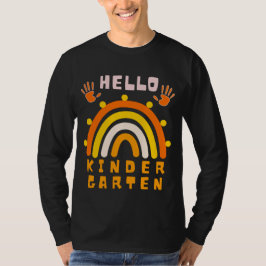 HELLO KINDERGARTEN - ひんやりレインボー Tシャツ
