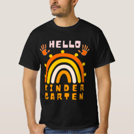 HELLO KINDERGARTEN - ひんやりレインボー Tシャツ