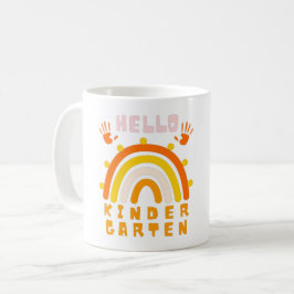 HELLO KINDERGARTEN - クールレインボー コーヒーマグカップ