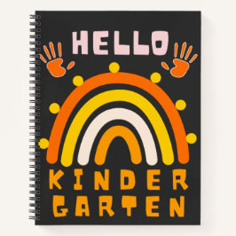 HELLO KINDERGARTEN - クールレインボー ノートブック