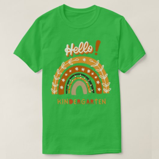 Hello Kindergarten Back To School 2 Tシャツ (デザイン正面)