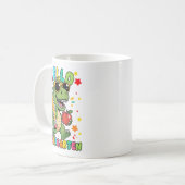 Hello Kindergarten Dinosaur First Day Back To Scho コーヒーマグカップ (正面左)