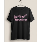 Hello Kindergarten Pencil Cute Back to School Gift Tシャツ