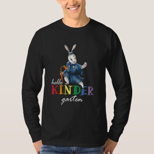 Hello Kindergarten    Rabbit Ninja  Kindergarten Tシャツ (正面)