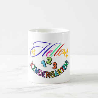 Hello Kindergarten Teacher Mug,Back to School gift コーヒーマグカップ