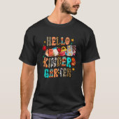 Hello kindergarten Teacher Team Back To School Ret Tシャツ (正面)