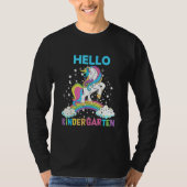 Hello Kindergarten Unicorn Here I Come Kindergarte Tシャツ (正面)