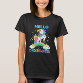 Hello Kindergarten Unicorn Here I Come Kindergarte Tシャツ (正面)