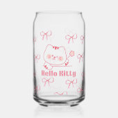 Hello Kitty Glass ガラス缶 (正面)