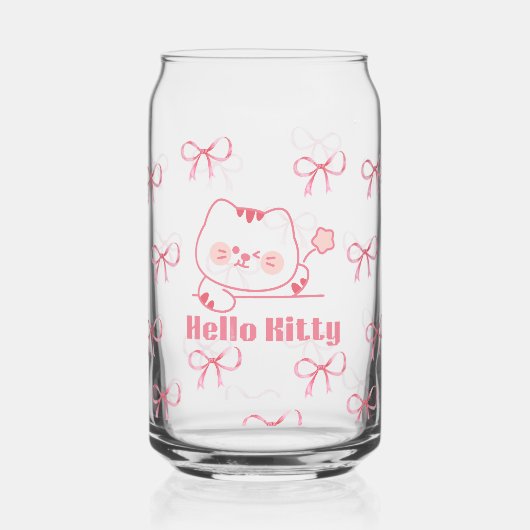 Hello Kitty Glass ガラス缶 (正面)