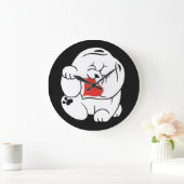 HELLO KOKORO CHOW犬 ラージ壁時計 (ホーム)