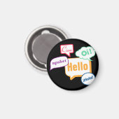 Hello Languages マグネット (正面/裏面)