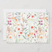 Hello Little Oneスクリプトエレガントフォト誕生 案内状 (裏面)