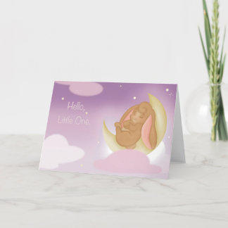 Hello Little One - Baby Birth Greeting Card サンキューカード