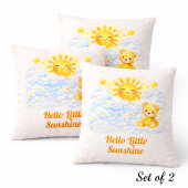 Hello Little Sunshine Sweet Baby Sky Blue クッション