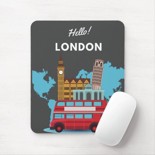 Hello Londonマウスパッド マウスパッド (マウス)