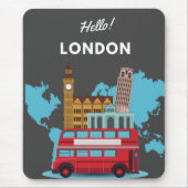 Hello Londonマウスパッド マウスパッド (正面)