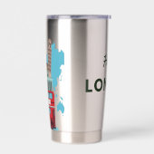 Hello London 保温保冷タンブラー (左面)