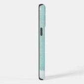 Hello Mint Linen パターン iPhone 6 Plus iPhoneケース (右側面)