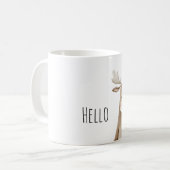 Hello Moose コーヒーマグカップ (正面左)