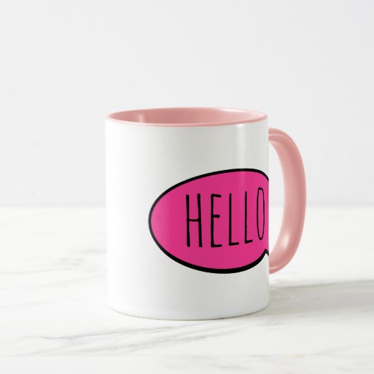 Hello Mug  マグカップ (正面右)