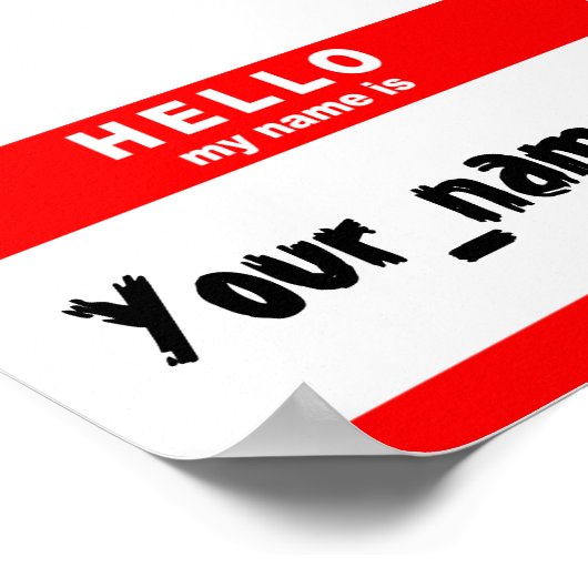 hello_my_name_is... ポスター (角)