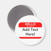 Hello My Name is Flexible マグネット (正面/裏面)