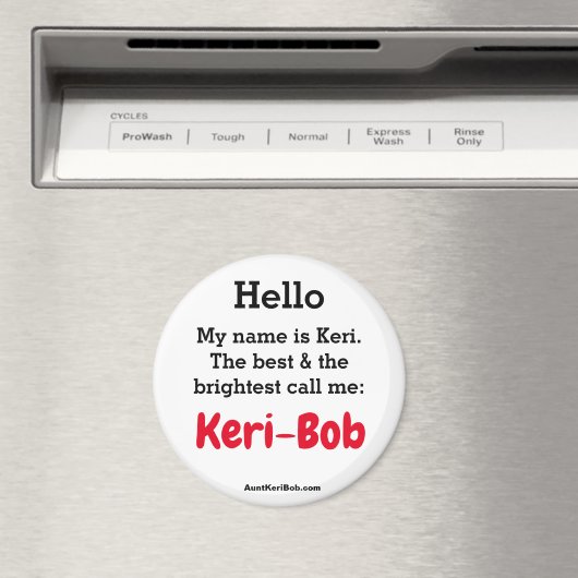 Hello My name is Keri マグネット (インサイチュ (食洗機))