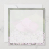 Hello naissance souhaiter bienvenue saluer rose ノートカード (裏面)