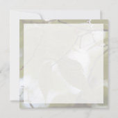 Hello naissance souhaiter bienvenue saluer vert ノートカード (裏面)