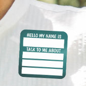 Hello Nameタグの説明 名札