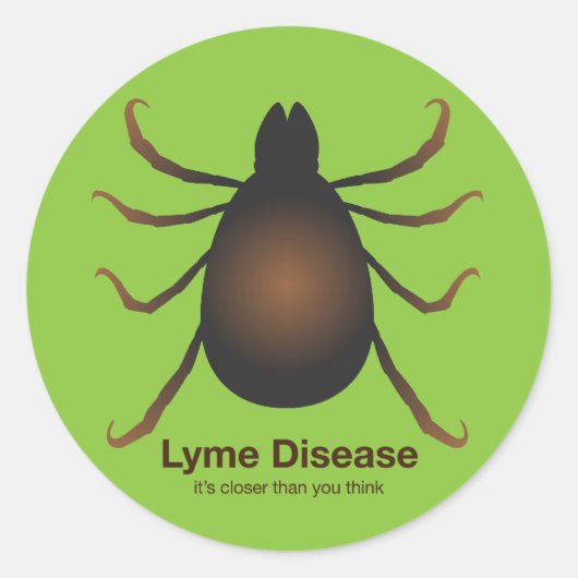 Hello Neighborグリーンステッカー ラウンドシール (正面)