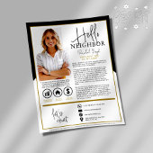 Hello Neighbor不動産仲介業者エージェント紹介状 チラシ