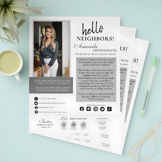 Hello Neighbor 実在 Estateイントロダクション不動産仲介業者 チラシ