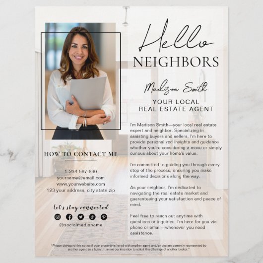 Hello Neighbor 実在 Estate Agentの概要 チラシ (正面)