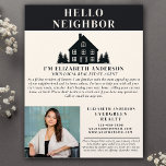 Hello Neighbor Rustic Real Estate Agent Photo チラシ<br><div class="desc">The perfect flyers for those who just want the essentials. Change the text, font, and colors of these customizable business flyers. Great for real estate agents and brokers, lenders, mortgage brokers, movers, interior designers, home staging, short-term rentals, vacation rentals, leasing agents, and others in this field.</div>