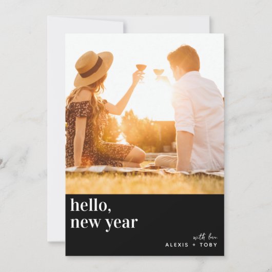 Hello New Yearの写真 シーズンカード (正面)